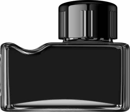 Calimara cerneala cu suport toc Black Permanent 40 ml StandardGraph [1]