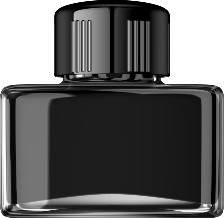 Calimara cerneala cu suport toc Black Permanent 40 ml StandardGraph [2]