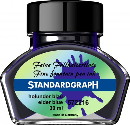 Brand - Calimara cerneala Elder Blue Permanent 30 ml StandardGraph
