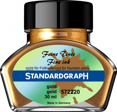 Brand - Calimara cerneala Gold Permanent 30 ml StandardGraph