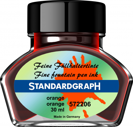 Standardgraph - Calimara cerneala Orange Permanent 30 ml StandardGraph