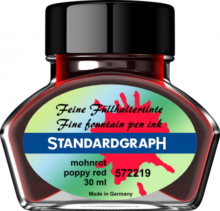 Brand - Calimara cerneala Poppy Red Permanent 30 ml StandardGraph