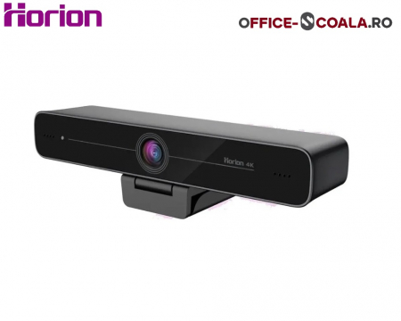 Ecrane interactive - KIT camera video 4K UHD, 8M-pixel, EPTZ, 2 x built-in MICs, Auto framing, USB 3.0, HORION