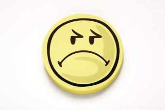 Afisare si prezentare - Carduri comunicare MAGNETOPLAN Smiley negativ. 100 buc/set