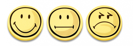 Afisare si prezentare - Carduri comunicare MAGNETOPLAN Smiley pozitiv, 100 buc/set