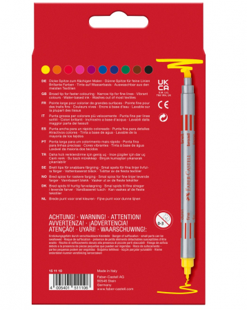 Carioca 10 Culori 2 Capete Faber-Castell [1]