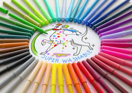 Carioca 40 Culori  2 Capete Faber-Castell [1]