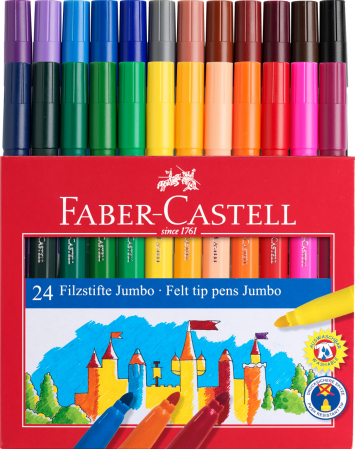 Carioci Jumbo 24 culori Faber-Castell [1]