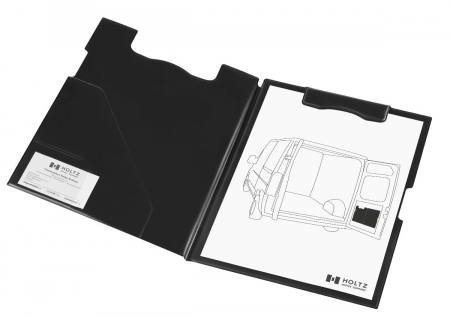 clipboard - Clipboard Magnetic Negru Dublu, Magnetoplan