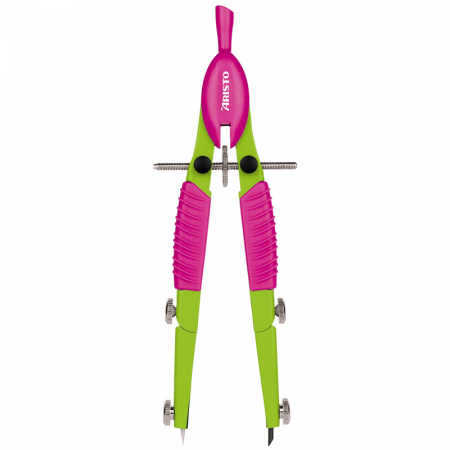 Compase - Compas Green-Pink Professional Drawing TopLine,  Aristo