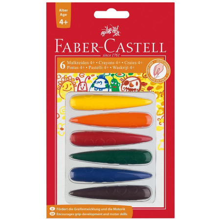 Creioane cerate - Creioane Cerate Degete Faber-Castell