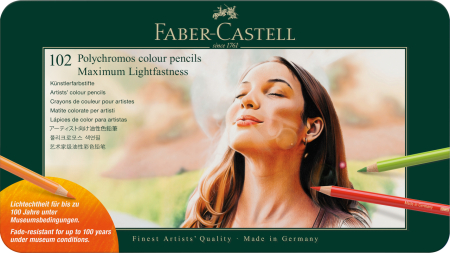 Brand - Creioane Colorate 102 Culori Polychromos, Faber-Castell