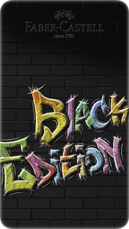 Creioane Colorate 12 Culori Black Edition Cutie Metal Faber-Castell [2]