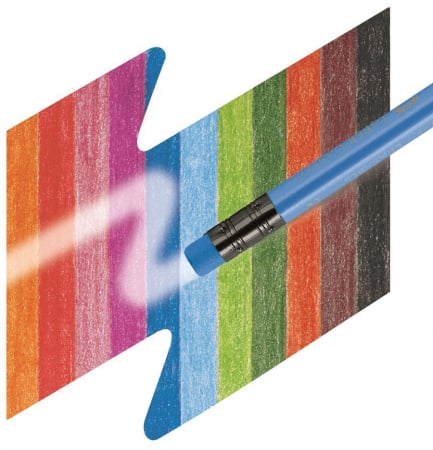 Creioane Colorate 12 Culori Cu Guma Eco Faber-Castell [2]