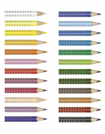 Creioane Colorate Grip 2001 24 culori Faber-Castell [1]
