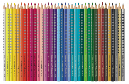 Creioane Colorate Grip 2001 36 culori / cutie metal Faber-Castell [1]