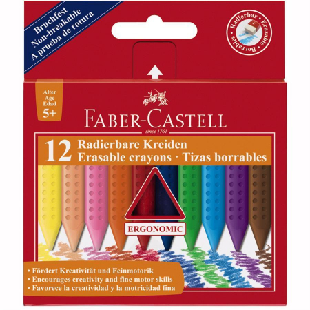 Brand - Creioane Colorate Plastic 12 culori standard Faber-Castell
