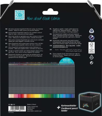 Creioane Colorate 100 Culori BLACK EDITION, Faber-Castell [1]