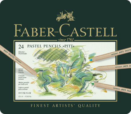 Brand - Creioane Pastel Pitt 24 Culori, Faber-Castell