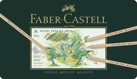 Brand - Creioane Pastel Pitt 36 Culori, Faber-Castell