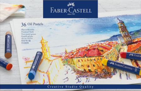 Brand - Creioane Ulei Pastel 36 Culori, Faber-Castell