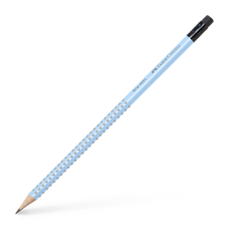 Brand - Creion Grafit B Cu Guma Grip 2001 Bleu Sky, Faber-Castell