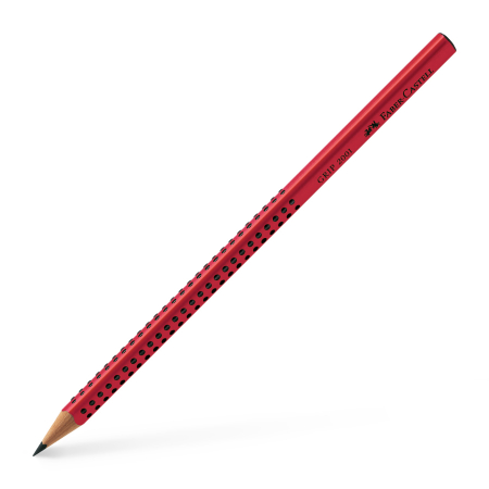 Brand - Creion Grafit B Grip 2001 Rosu, Faber-Castell