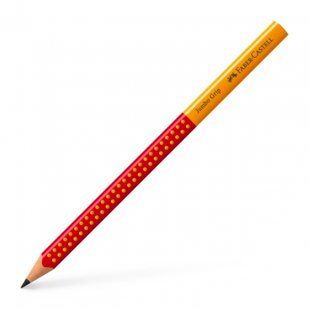 Brand - Creion Grafit B JUMBO GRIP 2001 Two Tone Rosu Faber-Castell