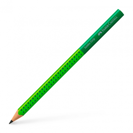 Brand - Creion Grafit B Jumbo GRIP 2001 Two Tone Verde Faber-Castell
