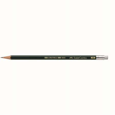 Creion Grafit Castell 9000 cu guma Faber-Castell [1]