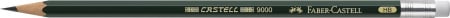 Creion Grafit Castell 9000 cu guma Faber-Castell [2]