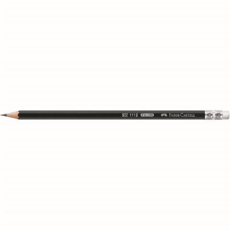Creion Grafit Cu Guma 1112 HB Faber-Castell [1]