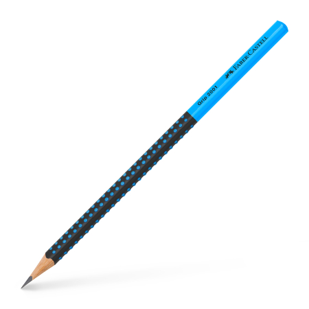 Brand - Creion Grafit Hb Grip 2001 Two Tone Negru-Bleu 2022, Faber-Castell