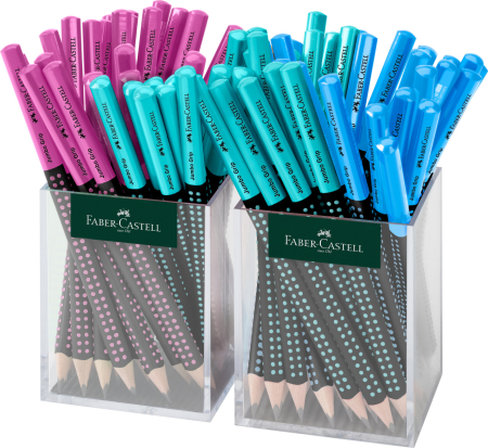 Brand - Creion Grafit Jumbo Grip Two-Tone 2*36 Cut Plastic, Faber-Castell