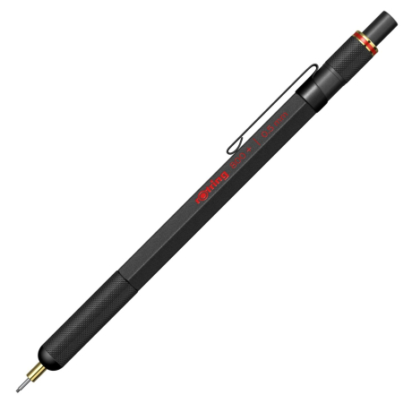 Rotring - Creion Mecanic 0.7 Seria 800+ Black, Rotring