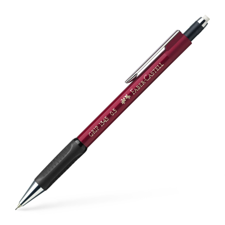 Brand - Creion Mecanic 0.5mm Rosu Grip 1345, Faber-Castell