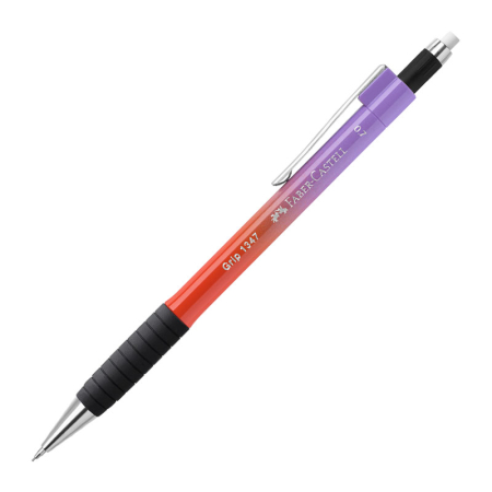 Brand - Creion Mecanic 0.7 mm Violet-Portocaliu Grip 1347 Flow, Faber-Castell