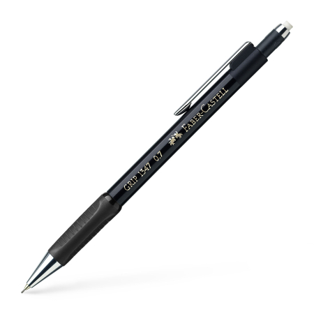 Brand - Creion Mecanic 0.7mm Negru Grip 1347, Faber-Castell