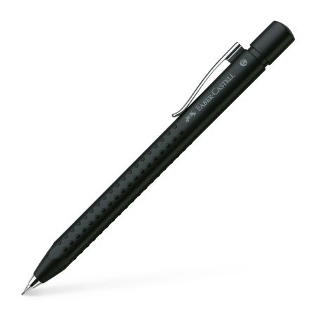 Brand - Creion Mecanic 0.7mm Negru Metalizat Grip 2011, Faber-Castell