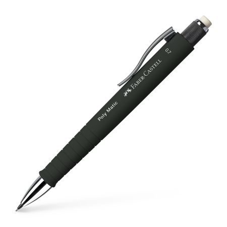 Brand - Creion Mecanic 0.7mm Poly Matic Negru, Faber-Castell