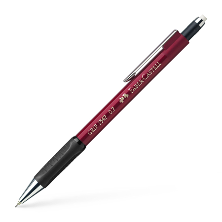 Brand - Creion Mecanic 0.7mm Rosu Grip 1347, Faber-Castell