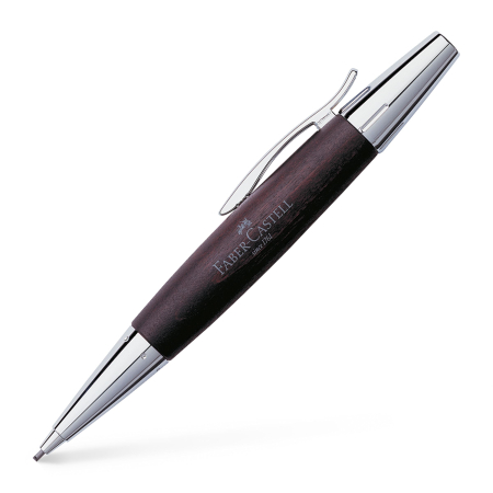 Brand - Creion Mecanic 1.4 mm E-Motion Pearwood/Maro Inchis, Faber-Castell