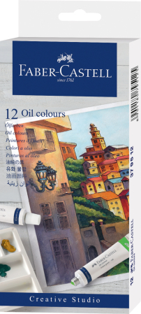 Brand - Culori Uleiuri 12 Culori 9 ml, Faber-Castell
