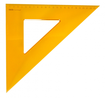 Rigle - Echer 45°, 36cm Aristo