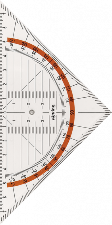 Rigle - Echer 45/16 - 14 cm Rotring