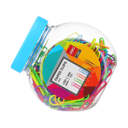 AGRAFE METAL 29MM COLOR 200 BUC BORCAN PLASTIC DELI [1]