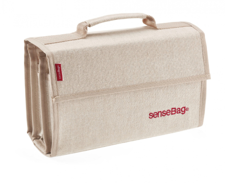 Brand - ETUI Sensebag pentru 72 instrumente de scris crem