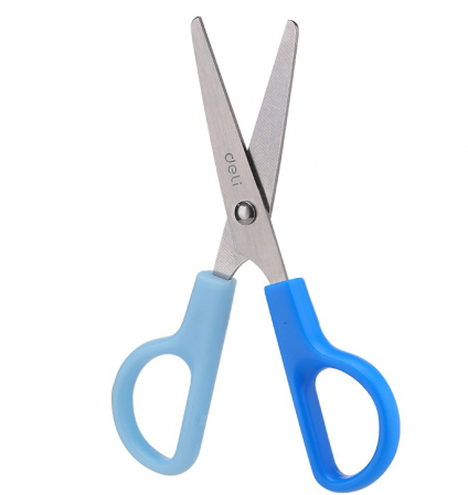 Foarfeca Scolara 12.5cm cu Protectie Plastic, Deli [2]