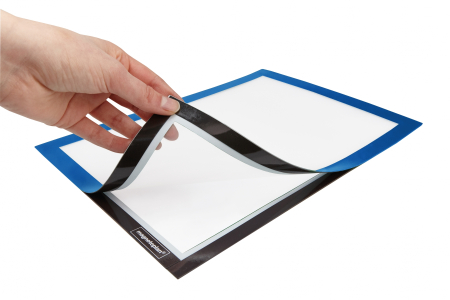 Afisare si prezentare - Folie magnetica MAGNETOPLAN autoadeziva rama albastra 2 buc/set