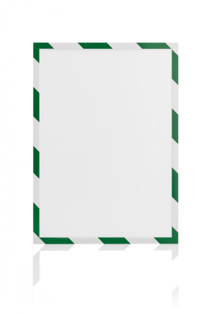 Afisare si prezentare - Folie magnetica MAGNETOPLAN rama alb/verde, A4, 5 buc/set
